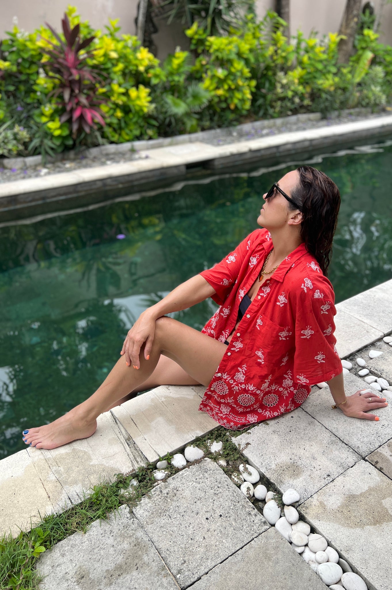 Harvest shirt | Strawberry Embroidery