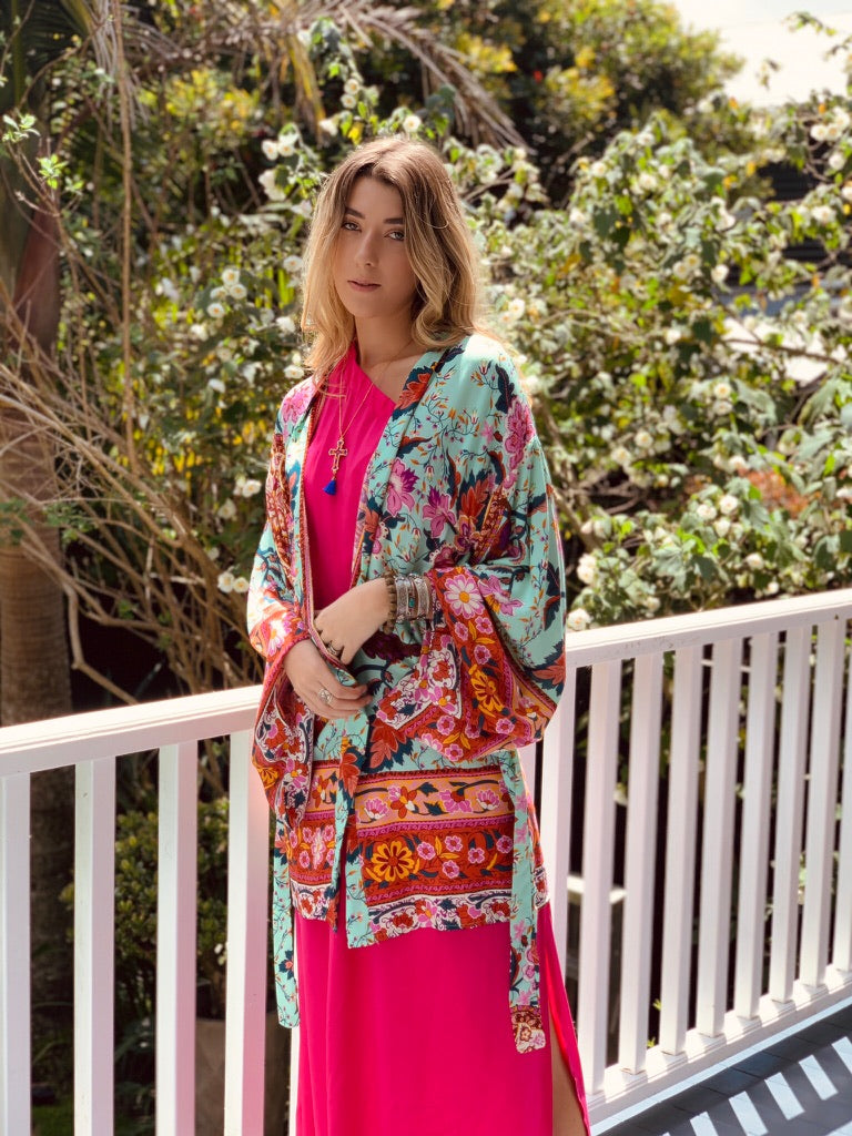 Boho Rhapsody Midi kimono - ARCHIVE SALE