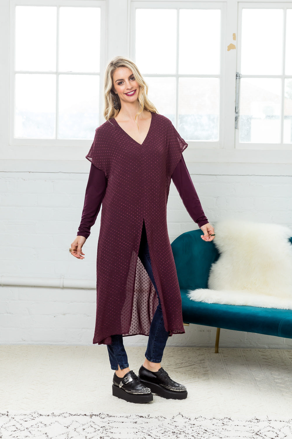 Clip dot Tunic - WAREHOUSE MOVING SALE