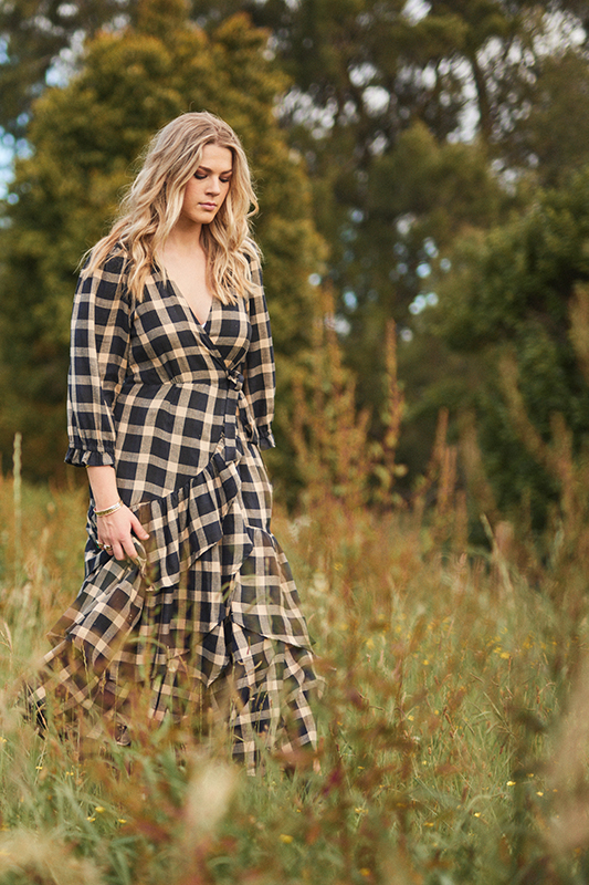 Sundance Dress in Plaid