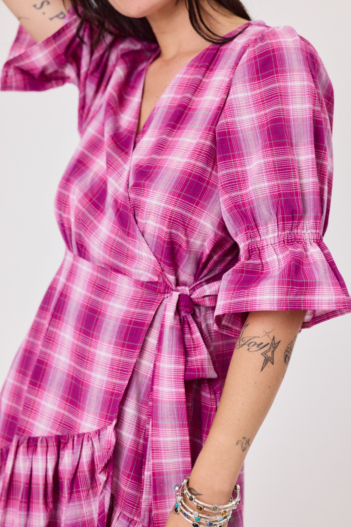 Wyatt Dress | Wildberry plaid