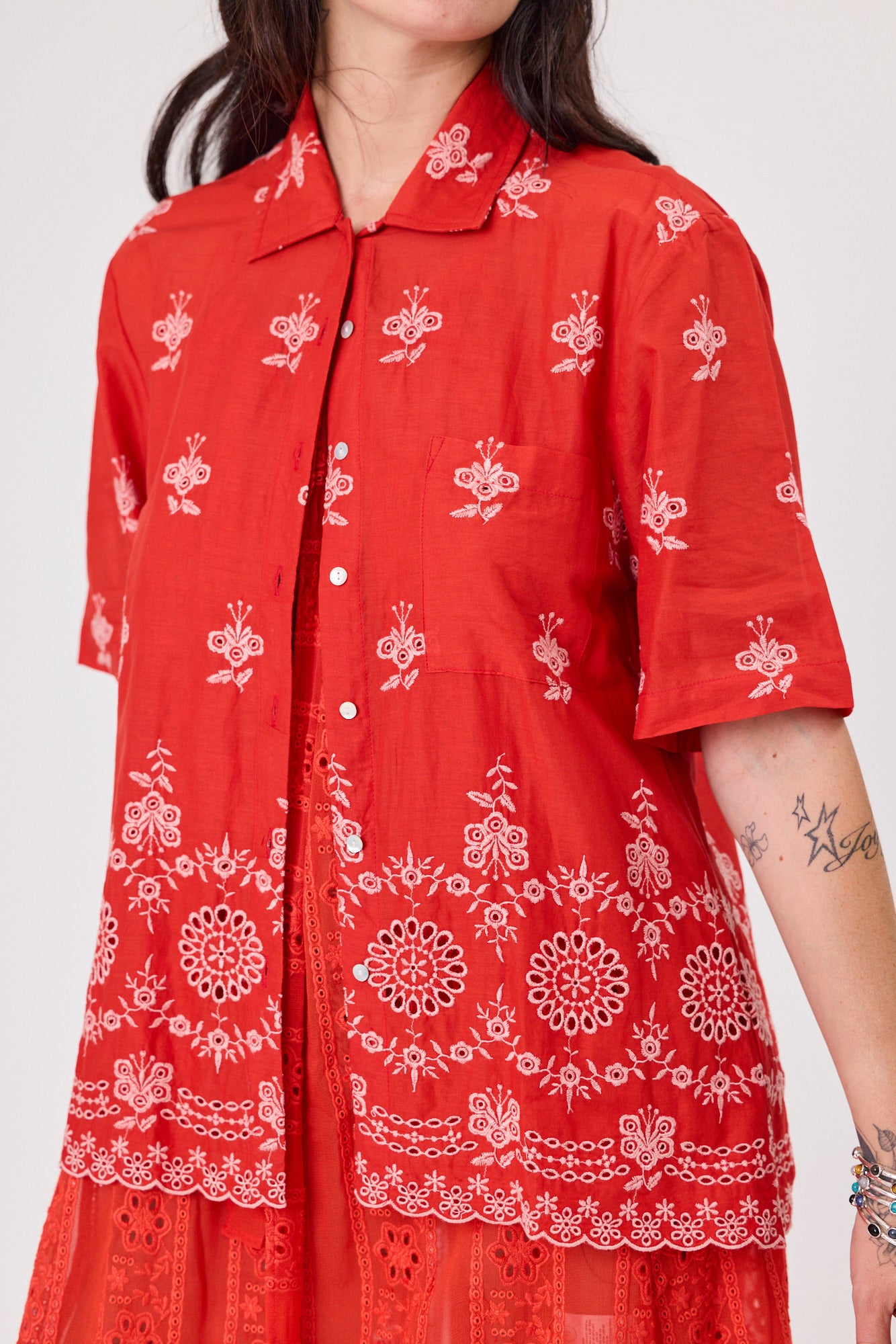 Harvest shirt | Strawberry Embroidery