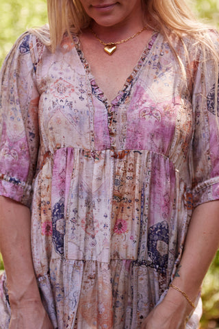Close-up of the Mirage print — Libertine The Label