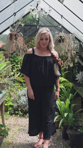 Video of the Voyager Jumpsuit in Black | Libertine The Label