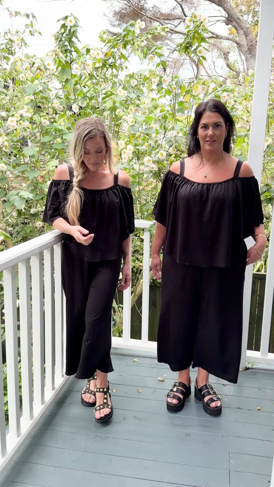 Video of the Voyager Jumpsuit in Black knit — Libertine The Label