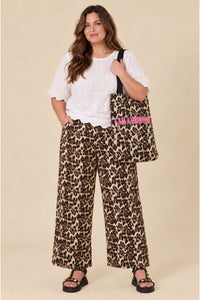 Sahara Barrel Jeans | Leopard
